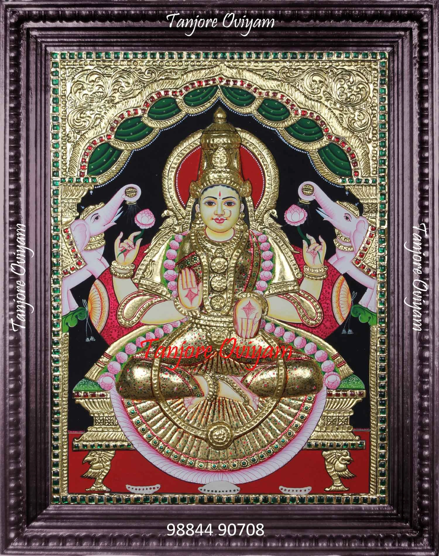 Gaja Lakshmi painting
